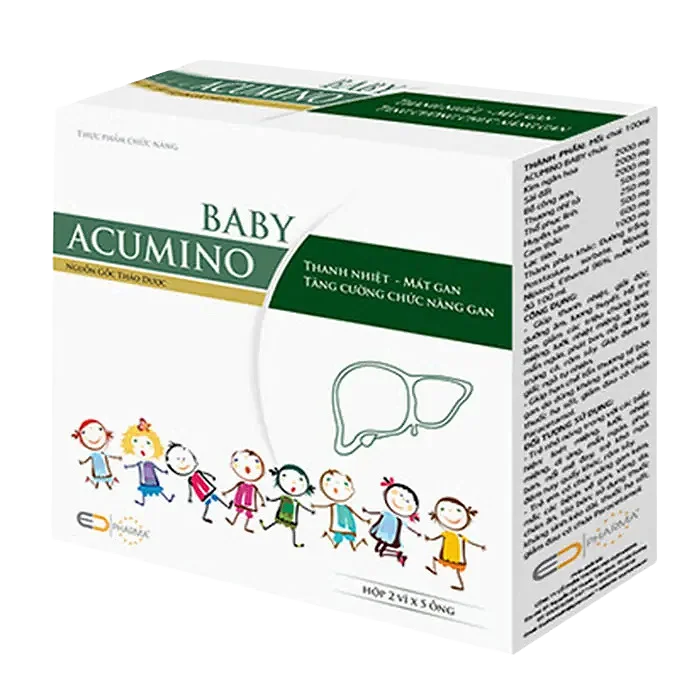 Acumino baby, hỗ trợ thanh nhiệt giải độc, dưỡng âm, lương huyết