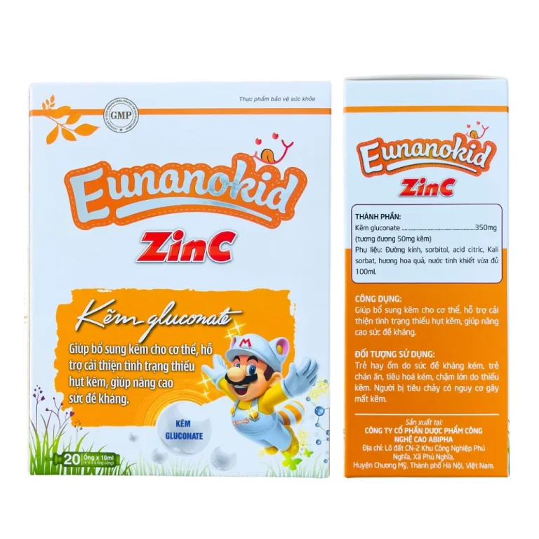 Thực phẩm bảo vệ sức khỏe Eunanokid Zinc